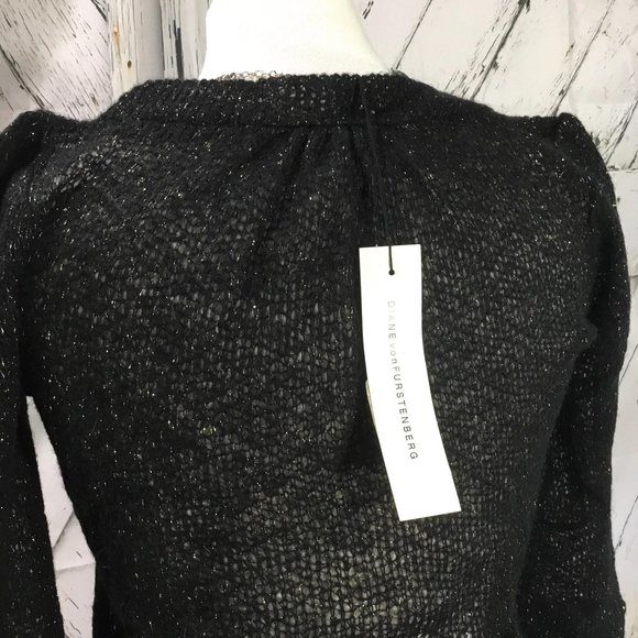 Diane von Furstenberg black sweater - Picture 7 of 15